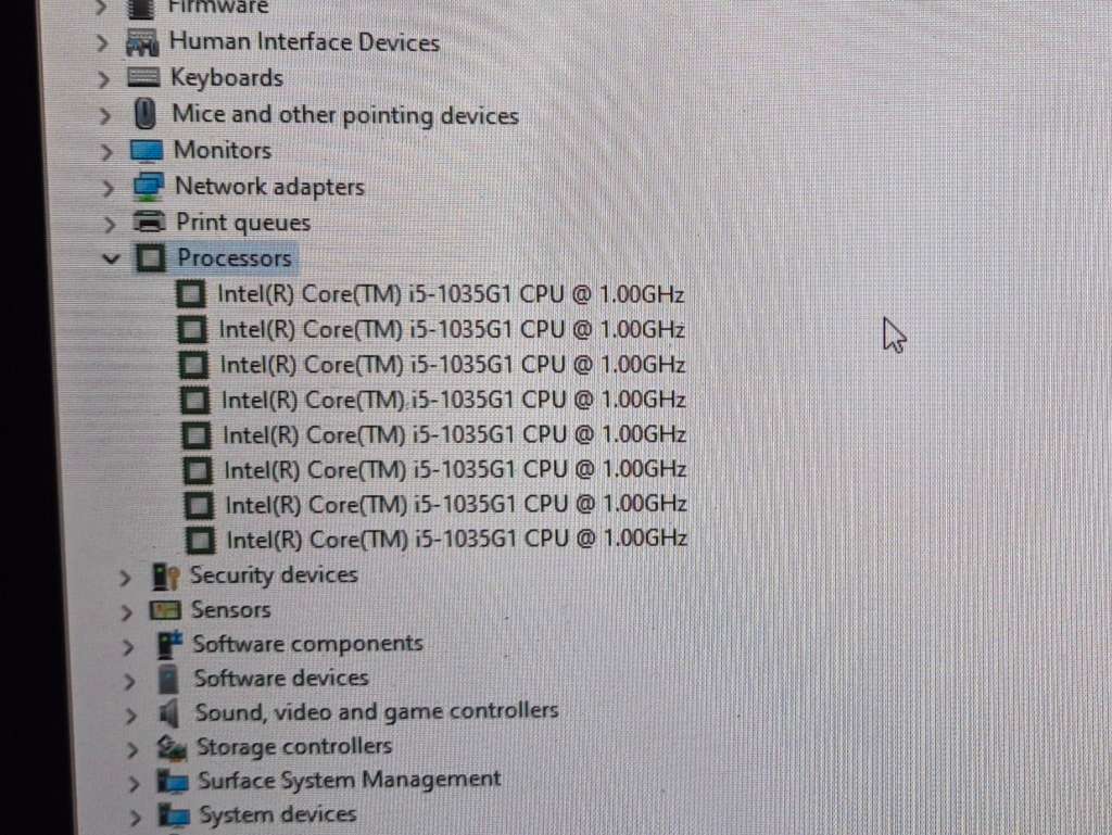 Microsoft Surface Go Laptop Touch (i5-1035G1  8GB RAM 128GB SSD)