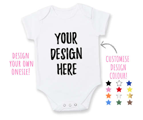 CUSTOM PERSONALISED/Baby Onesie/DESIGN YOUR OWN ONESIE/ Crawler/Bodyvest/Baby Clothes/Baby Grow