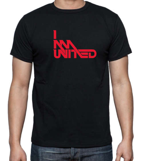 I am United Manchester United Adult T-shirt / MUFC / United Novelty T-Shirt/ Gift /Red Devils