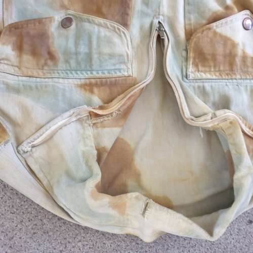 1st pattern parabat camo jump jacket with para helmet and skeleton webbing etc