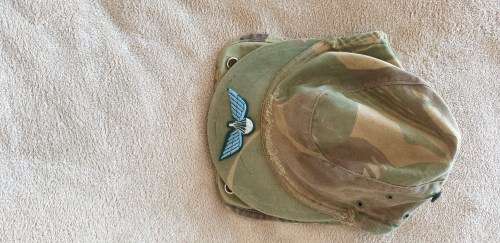 Rhodesian camo cap and para wings