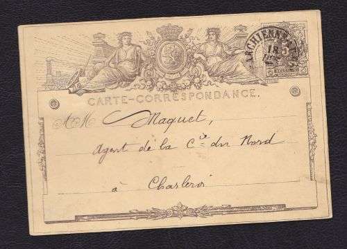 Belgium postcard 1890's.