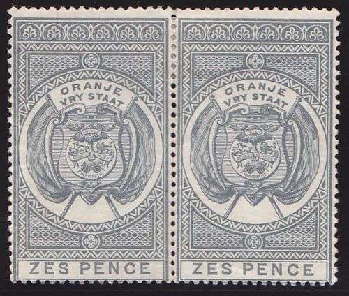 Orange Free State 6d Grey postal/revenue SGF1 mint lightly mounted.
