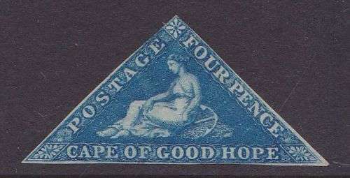 Cape triangle 4d mint no gum.