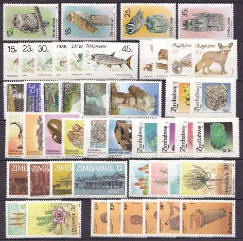 Zimbabwe mint stamps good value.