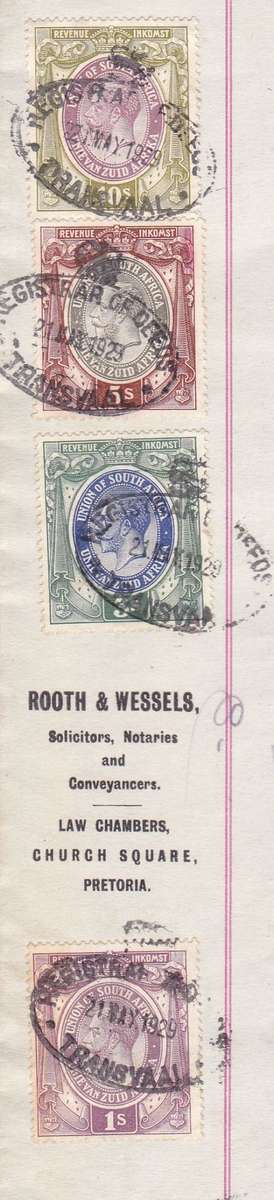 Union revenue document complete 1929.