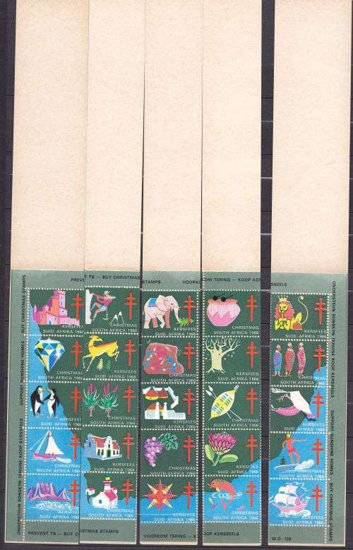 South Africa 1966 booklets x5 scarce combination.