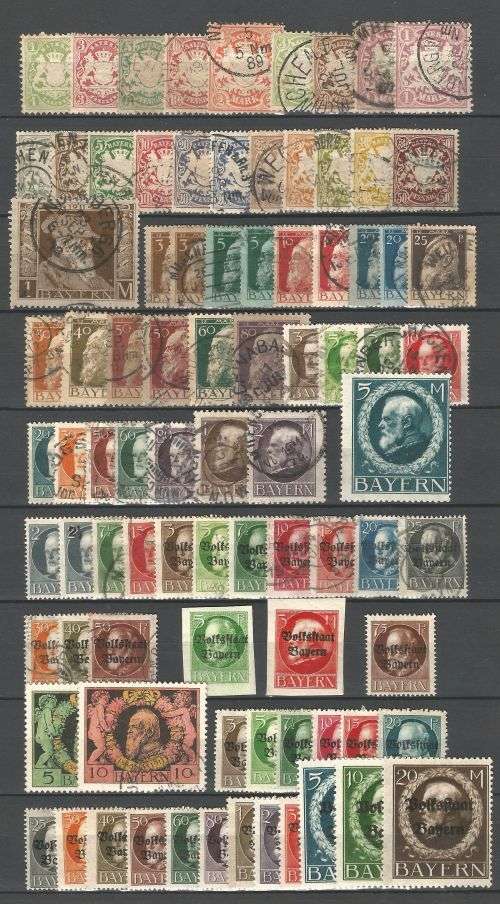 Bayern mint and used lot.