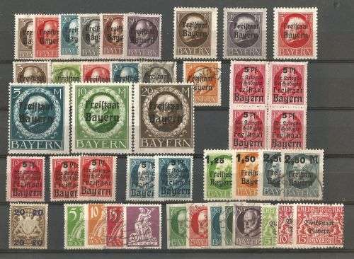 Bayern mint and used lot.