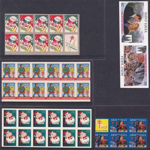 Imperforated stamps and labels mixed lot.