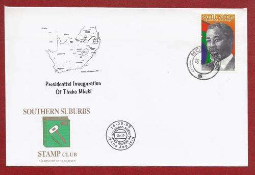 Limited Edition (only 17 printed) Rare SSSC FDC 10 - President Mbeki