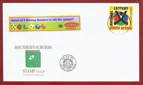 Limited Edition (only 20 printed) Rare SSSC FDC 18 - National Lottery