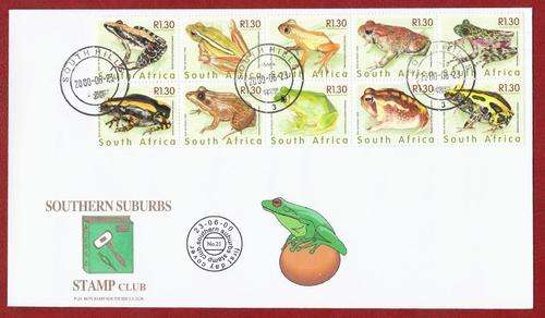 Limited Edition (only 35 printed) Rare SSSC FDC 21 - Frogs - small cds
