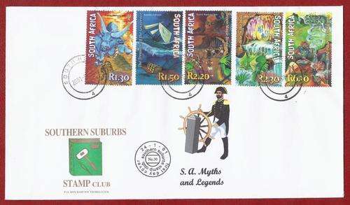 Limited Edition (only 15 printed) Rare SSSC FDC 30 - Myths & Legends