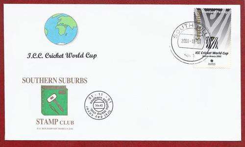 Limited Edition (only 15 printed) Rare SSSC FDC 42 - Cricket World Cup 2003
