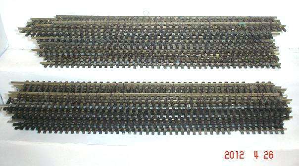 HO PECO FLEX TRACK: 26pc mixed flex brass track fair condition. Not boxed(Made in Germany)