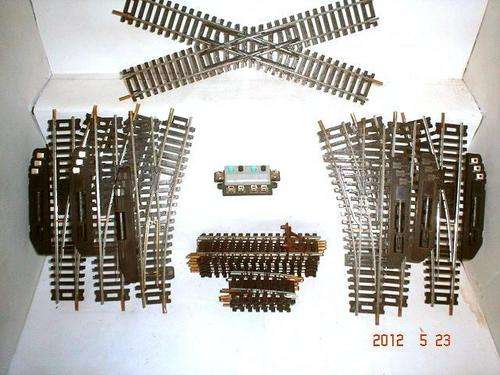 LIMA HO: 21pc mixed metal track in a very good condition.Not boxed.(made in Italy)