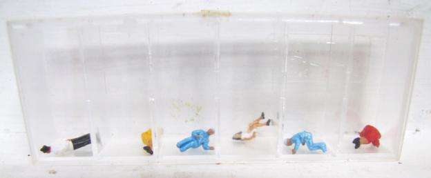 ATLAS N: Collection of 6 Painted Figures in a like new packaged condition