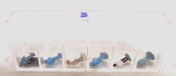 ATLAS N: Collection of 6 Painted Figures in a like new packaged condition