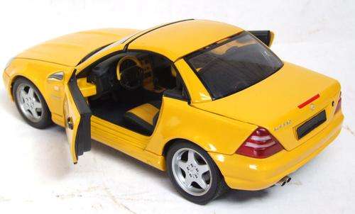 U.T. MODELS DIECAST 1:18 SCALE :Mercedes Benz SLK AMG in unboxed showcase condition (China)
