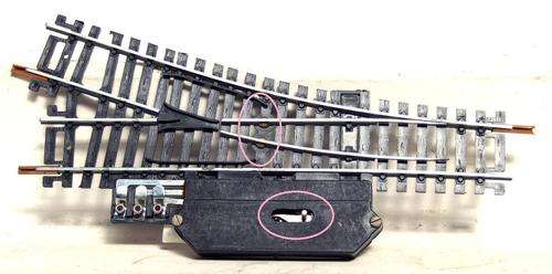 LIMA HO: RH Electromegnetic Turnout Track in LIKE NEW  unboxed condition.(Italy)