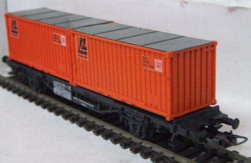 LIMA HO: Container Carrier with Container Load in a good used unboxed condition(Italy)