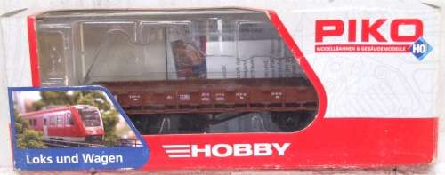 PIKO HO: Highly Detailed Vintage Flatbed Wagon in LIKE NEW boxed condition (Germany)