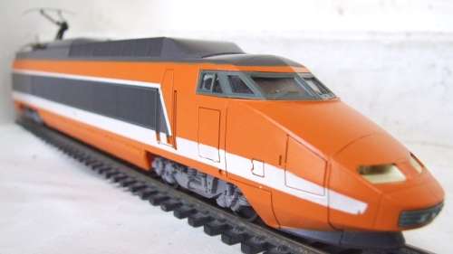 LIMA HO: RARE Vintage SNCF TGV Multiple Train Loco(Dummy)  in good unboxed condition(Italy)