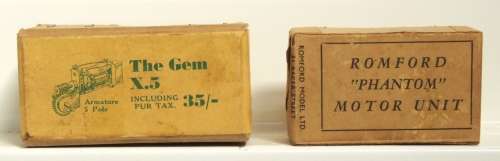 TTR OO: 2pc Rare Vintage All Metal 5 Pole Electric Motors in good boxed condition (England)