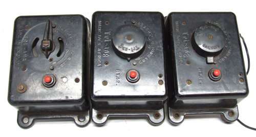 TRI-ANG OO: 3x 12V DC Heavy Duty Speed Controllers in good used condition.(England)