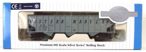 BACHMANN SILVER HO: Highly Detailed 3-Bay 100t Hopper in New Boxed condition.(H/Kong)