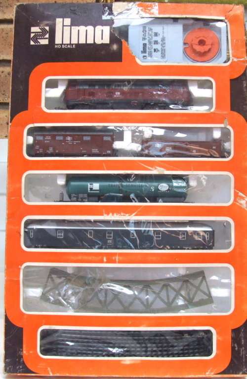LIMA HO: Complete Vintage European Freight Set (4129-F) in good boxed condition (Italy)