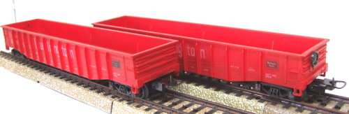 LIMA HO:  2x Burlington American Coal Carriers in good used & unboxed condition (USA)