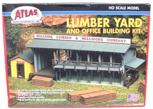 ATLAS HO: Lumber Yard in NEW boxed condition(Italy)