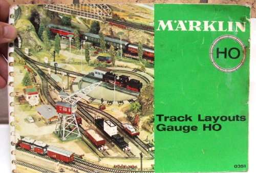 MARKLIN TRACK LAYOUTS: Full Coulor booklet 0351(Germany)