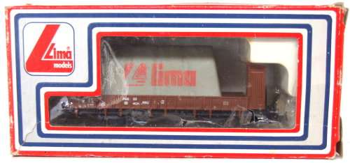 LIMA HO: Lima Tarpaulin Wagon in good used & boxed condition (Italy)