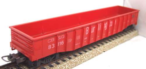 LIMA HO: Burlington American Gondola in good used & unboxed condition (Italy)