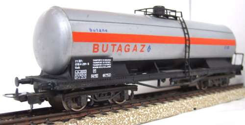 LIMA HO: BUTAGAS Tanker Wagon in good unboxed condition (Italy)