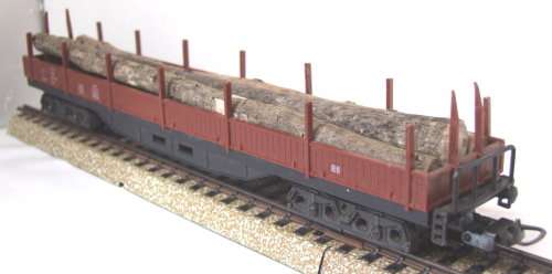 LIMA HO: European Log Carrier with load in good used & unboxed condition (Italy)