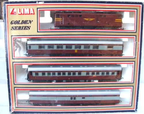 LIMA GOLDEN SERIES HO: Complete Trans Karoo Train Set (149476G) in very good boxed condition (Italy)