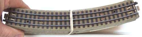 MARKLIN HO/OO: 12pc Vintage 3 Rail Metal Track in Fair un-boxed operational condition.(England)