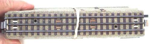 MARKLIN HO/OO: 12pc Vintage 3 Rail Metal Track (No Number) in Fair un-boxed condition.(England)