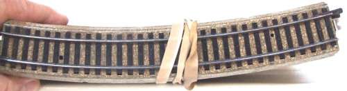 MARKLIN HO/OO: 12pc Vintage 3 Rail Metal Track in Fair un-boxed operational condition.(England)