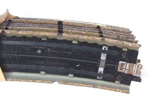 MARKLIN HO/OO: 12pc Vintage 3 Rail Metal Track in Fair un-boxed operational condition.(England)