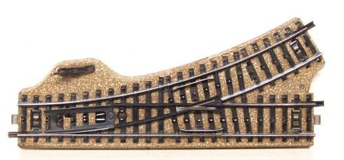 MARKLIN HO/OO:  Vintage 3 Rail LH Manual Point in good un-boxed operational condition.(Germany)