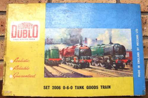 HORNBY BUBLO OO:Vintage English 0-6-0 Steam Freight Set with Extras in good boxed condition(England)