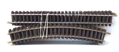 HORNBY OO: 21pc Vintage Mixed Brass Track in fair un-boxed used condition.(England)