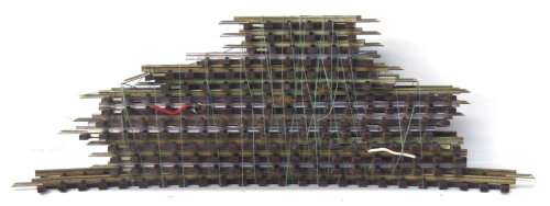 HORNBY OO: 14pc Vintage Mixed Brass Track Bits and Pieces in fair un-boxed used condition.(England)