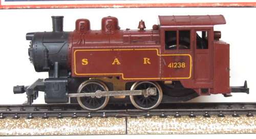 LIMA HO: 0-4-0 SAR Tank Steam Locomotive in Fair boxed, used condition (Italy)