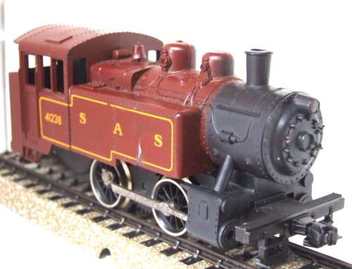 LIMA HO: 0-4-0 SAR Tank Steam Locomotive in Fair boxed, used condition (Italy)